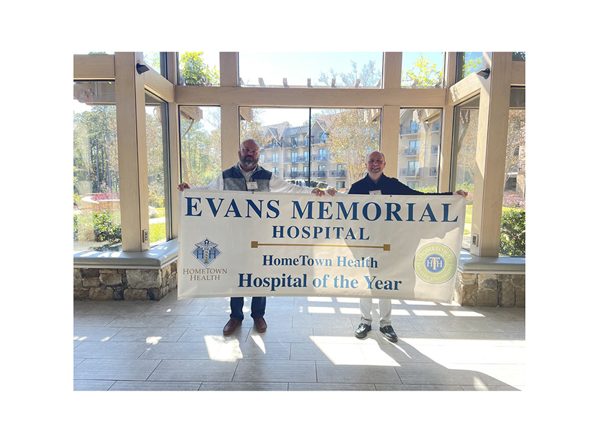 hosp of year Evans Memorial