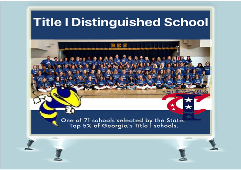 Brooklet Elementary is a Title I Distinguished School for 20212022