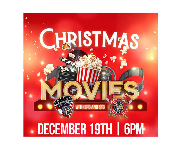 Christmas Movies with Statesboro Police Dept and Statesboro Fire Dept