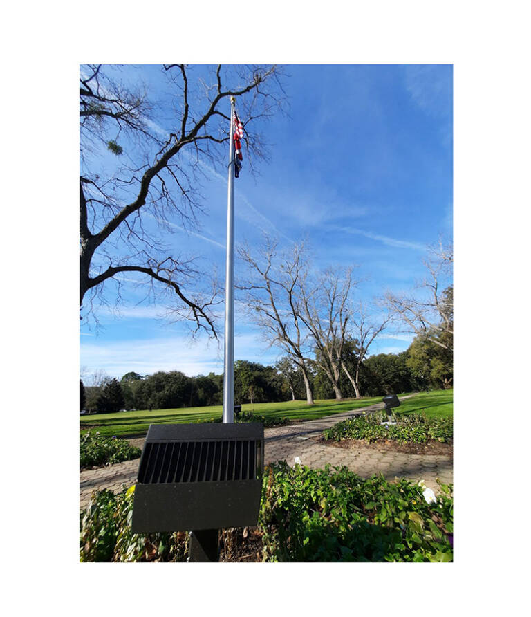 ‘Old Glory’ Flag Pole Gets Upgrade on Sweetheart Circle After More Than