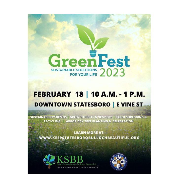 GreenFest 2023 ksbb city of statesboro
