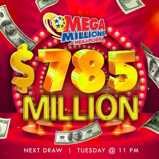 Lottery's Mega Millions Kicks off New Year with 785M Jackpot