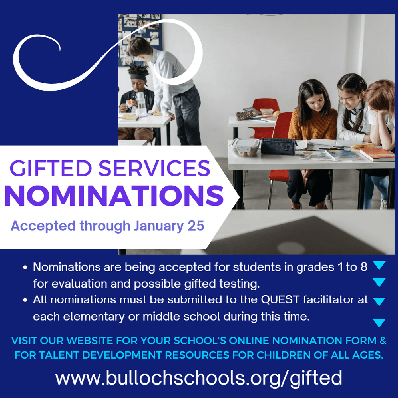 gifted nominations bulloch schools jan 2023