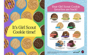 Girl Scouts Kick Off 2023 Cookie Season New Flavor Added AllOnGeorgia   Girl Scout Cookies 23 300x181 