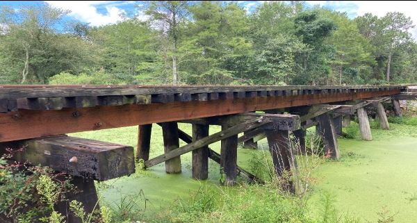 new bridge stringers HOG Railroad gdot