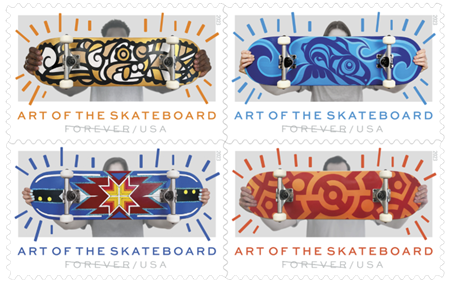 usps skateboard stamp