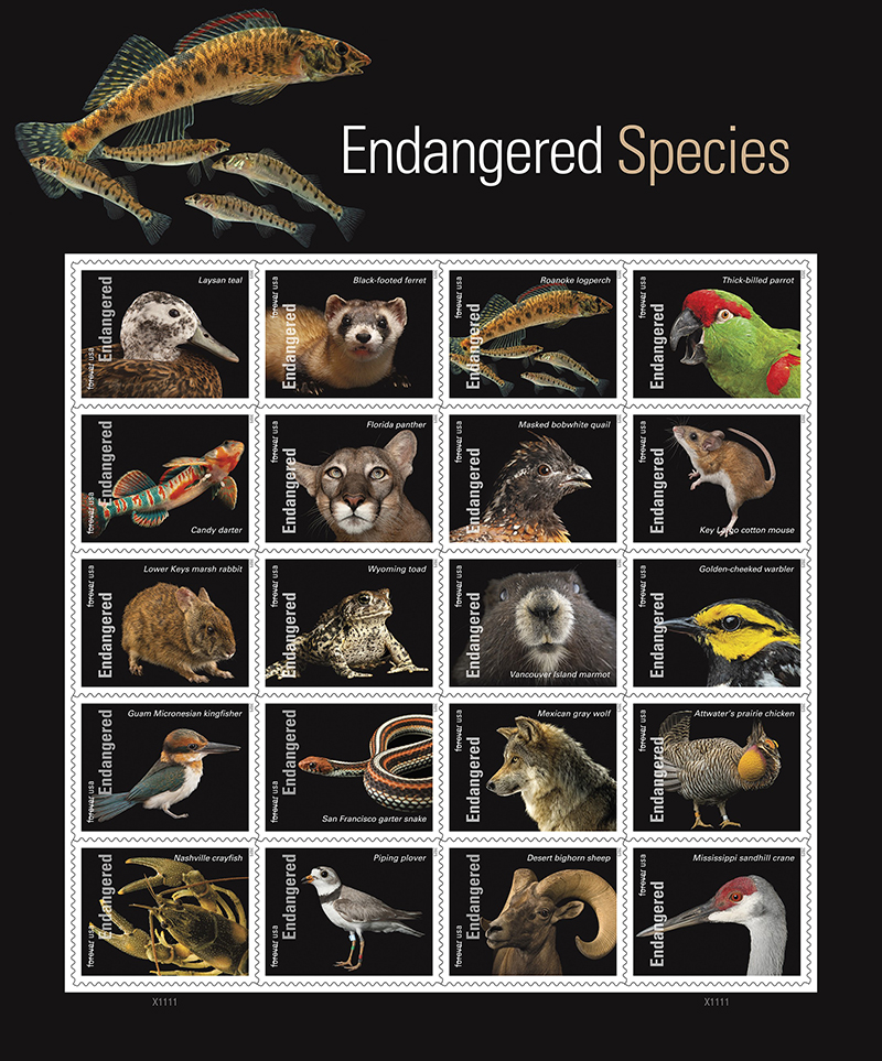 Postal Service Spotlights Endangered Species