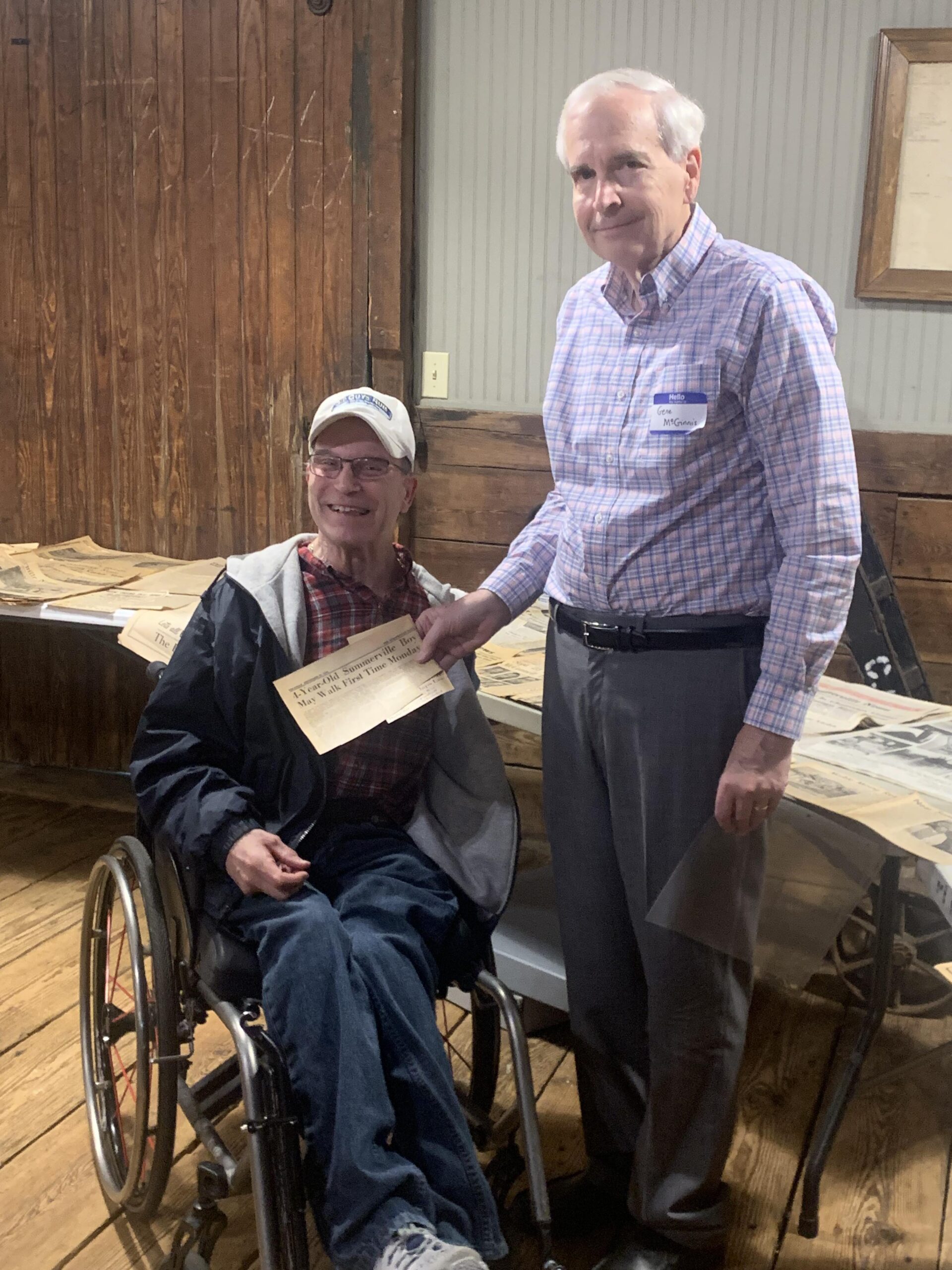 Spann Cordle Recognized at Historical Society, Story Gaining Local and ...