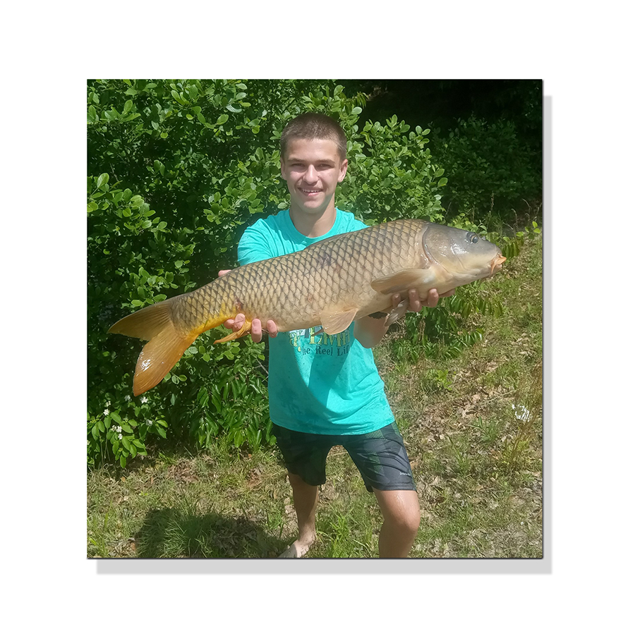 15YearOld of Peachtree Corners Catches 11.1pound Carp at Sweetwater