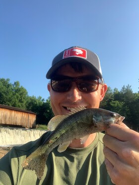 Nick O’Conor with a Bartram’s Bass Catch from 2021 ga dnr