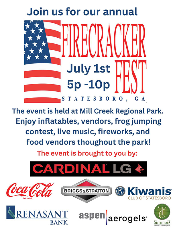 Firecracker Fest 2023 at Mill Creek Park July 1