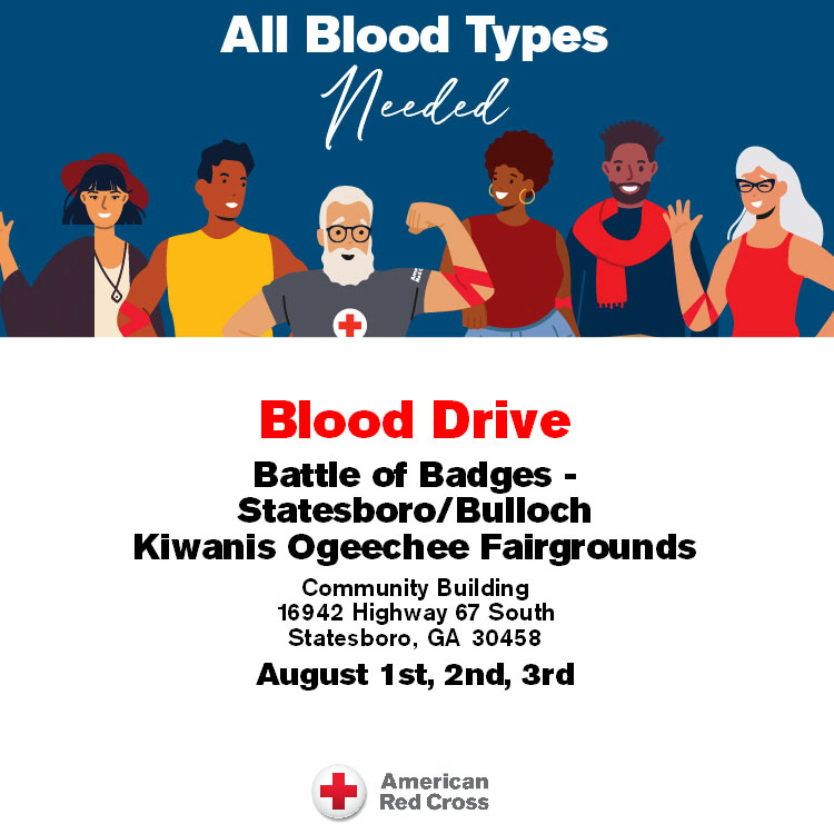 battle of the badges bulloch red cross blood drive aug 2023 b
