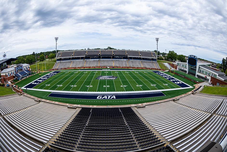 Local High School Teams Practice on new turf field at Bank of