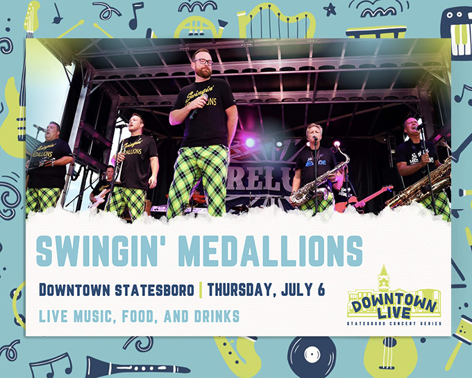 statesboro-downtown-live-2023 swingin medallions