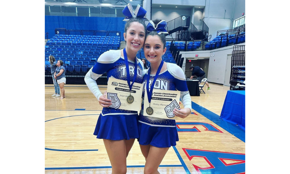 Only sixteen cheerleaders in the entire state of Georgia made the All-State Cheerleading team, and two are Trion High School Cheerleaders, Ansley Abernathy and Jalyn Smith.