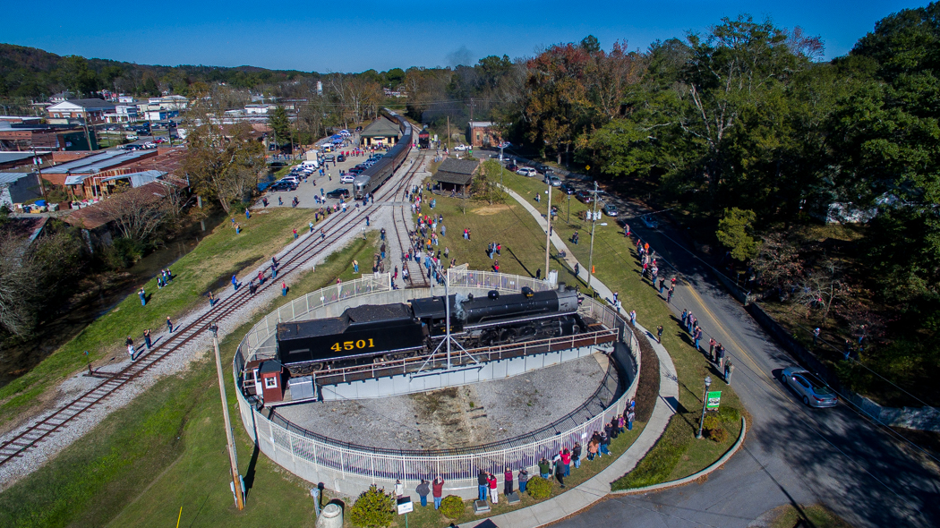 Ariel View Of Summerville Turntable – Photo Credit Greg McCary