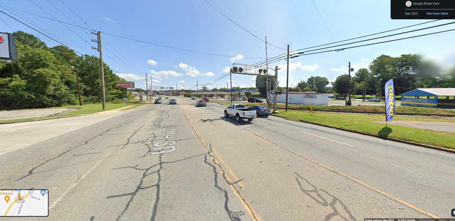 Google Maps Streetview of Location, SR 1, Chattooga, MP 11 (1)