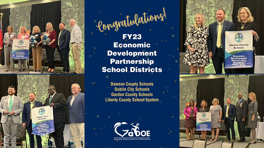 Ga Dept of Education recognizes Four Recipients of FY23 Economic