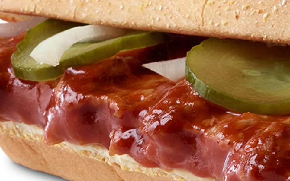 The Sauciest Season Of The Year Is Here …the McRib Is Back At McDonald ...