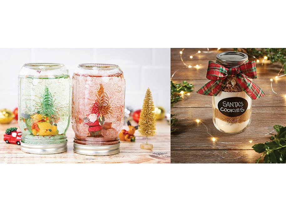 Family Features Homemade Holiday Snow Globes
