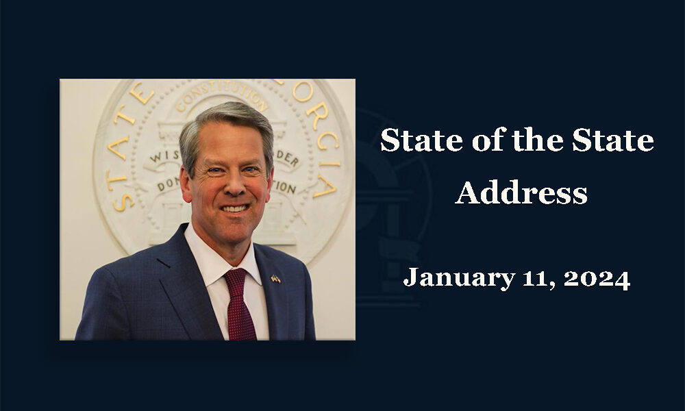 Gov. Kemp Delivers 2024 State of the State Address