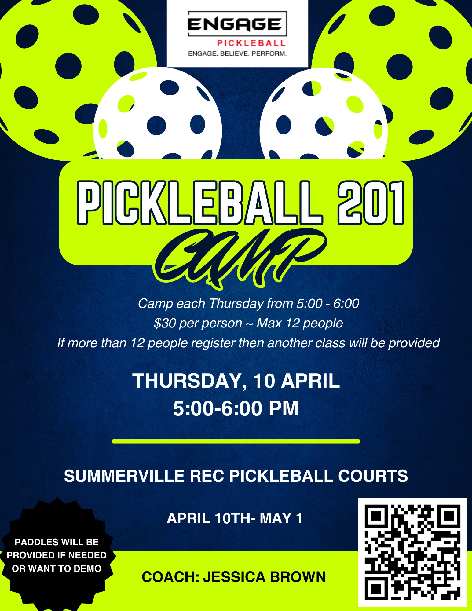 Summerville Pickleball courts – 1