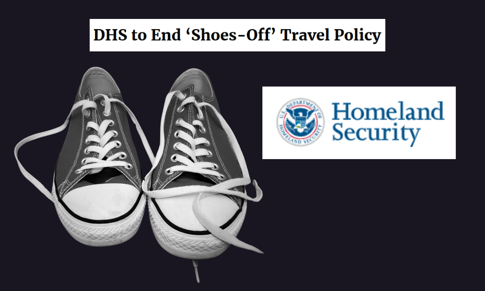 Passengers can now keep their shoes on at TSA security checkpoints