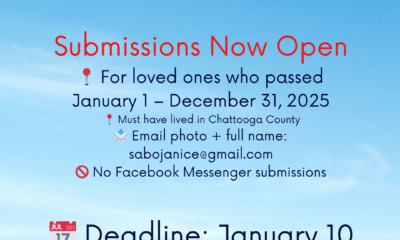 Janice Sabo Accepting Submissions for 2025 Chattooga County Video Tribute