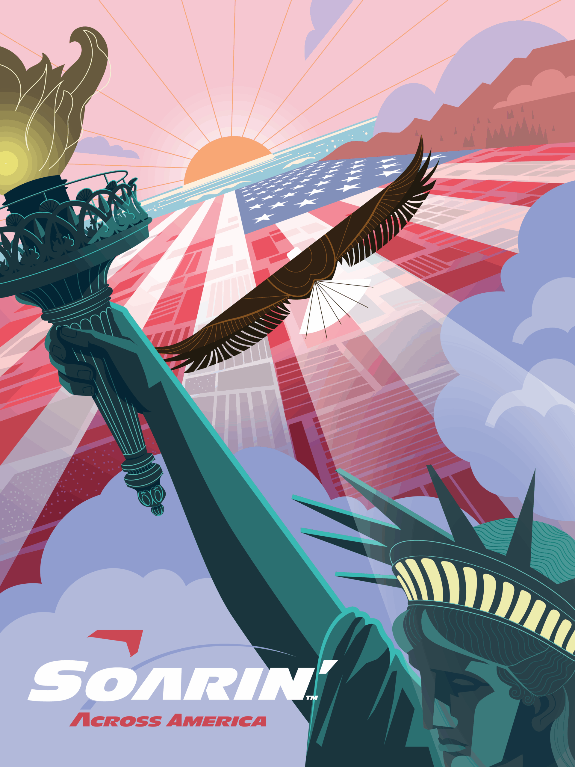 Soarin Over America Poster