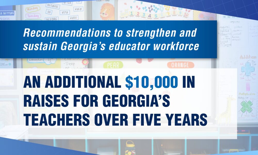 OPINION: Superintendent Woods Calls for $10,000 raise for teachers, competitive pay for support staff, and other policies to strengthen Georgia’s classrooms