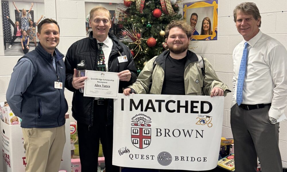 Armuchee High’s Alexander Yates Earns Full QuestBridge Scholarship to Brown University