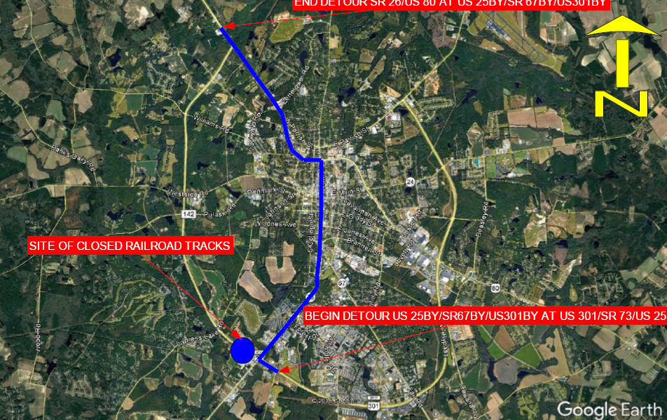Georgia DOT: Statesboro – Road closure scheduled on bypass