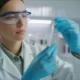Lab technician analyzing Quiksal saliva drug test
