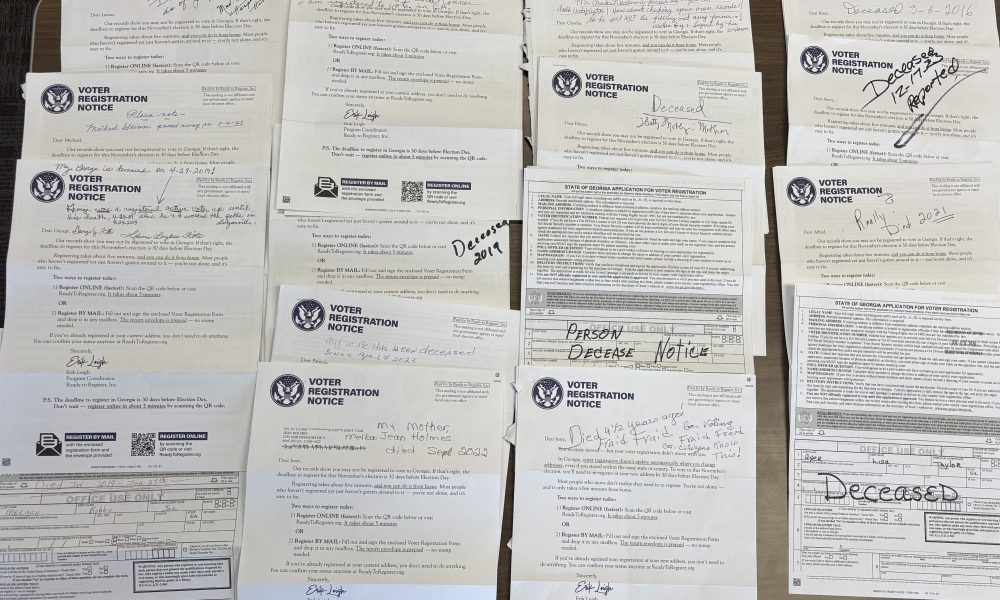 Deceased Georgians Targeted by Voter Registration Mailers; Raffensperger Orders Investigation